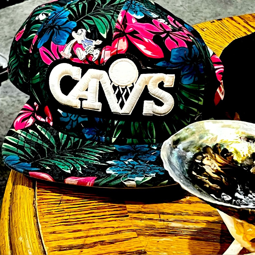 Floral CAVS Snapback Hat